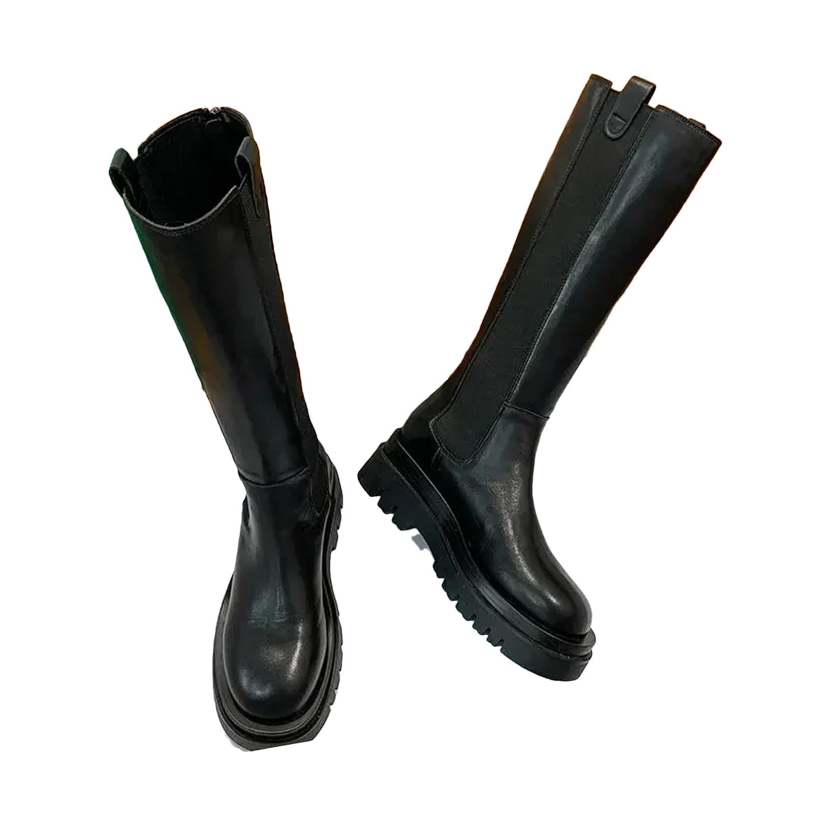 Woman Thigh High Boots Fashion Thick Bottom Knight Booties Womens Long Boots