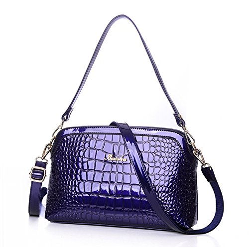 Sac de messager crocodile bandoulière version coréenne sac coquille femme