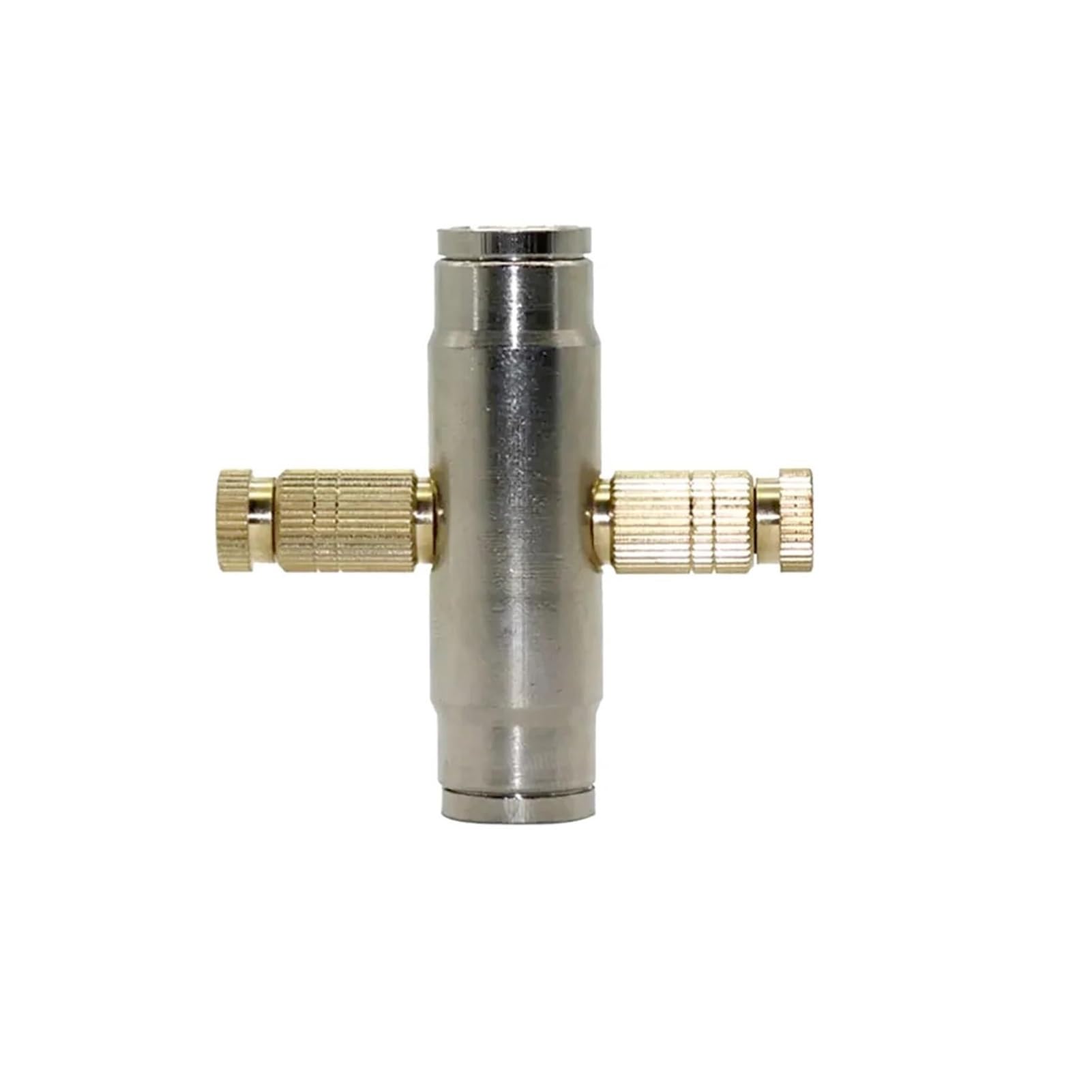 20 pezzi 3/8" Connettore rapido a innesto OD 9,52 mm Raccordo for tubi Raccordi for sistemi di irrigazione a nebulizzazione a pressione for giardinaggio e raffreddamento(4-way)
