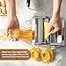 MaxiPot Pasta Maker Machine - Premium Stainless Steel Manual Hand Press Pasta Roller and Cutter - Adjustable Thickness Settings for Homemade Pasta, Spaghetti, Linguine, Fettuccine, and More