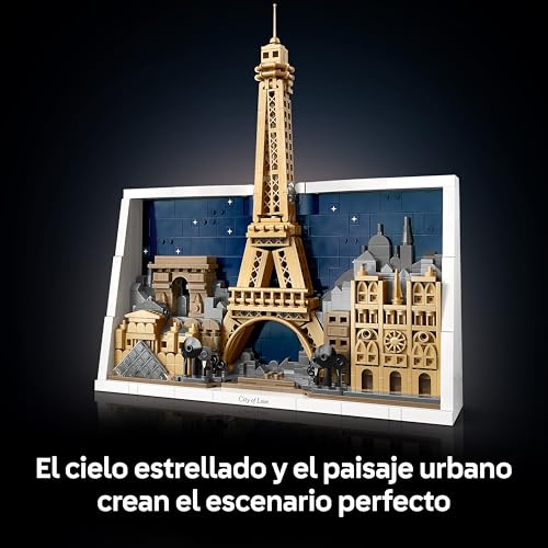 Miniatura 5 de LEGO Architecture París: Ciudad del Amor - Maqueta 3D de Miniatura para Adultos - Decoración de Pared para el Hogar con Iconos Parisinos Inc. Torre Eiffel y Notre Dame - Regalo para Viajeros 21064