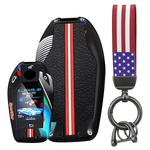 Étui clé BMW en silicone noir à 3 boutons pour écran LCD X3 X4 X7
