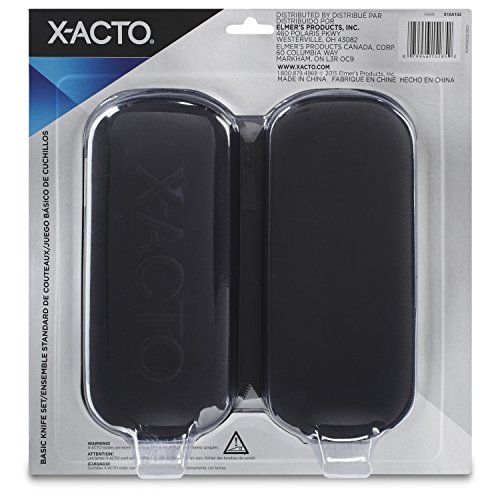 X-Acto Compression Basic Knife Set, 3 Knives, 13 Blades, Soft Carry Case, 17 Count #TOP5