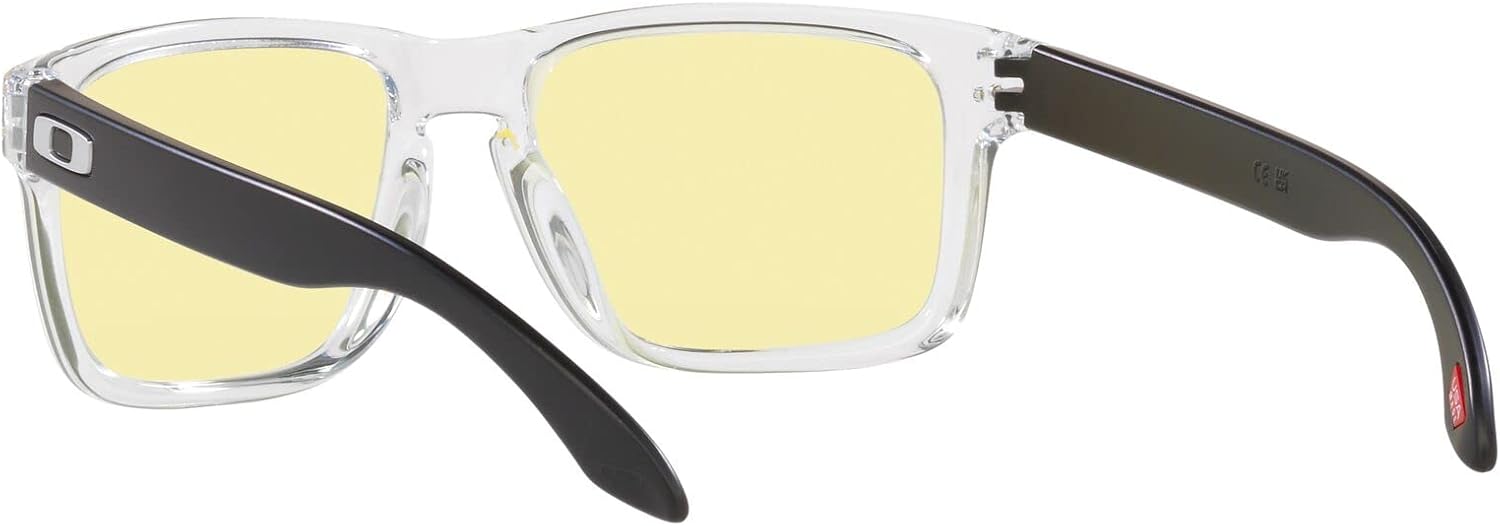 Oakley Men's Oo9102 Holbrook Square Sunglasses Clear/Prizm Gaming 57 Millimeters