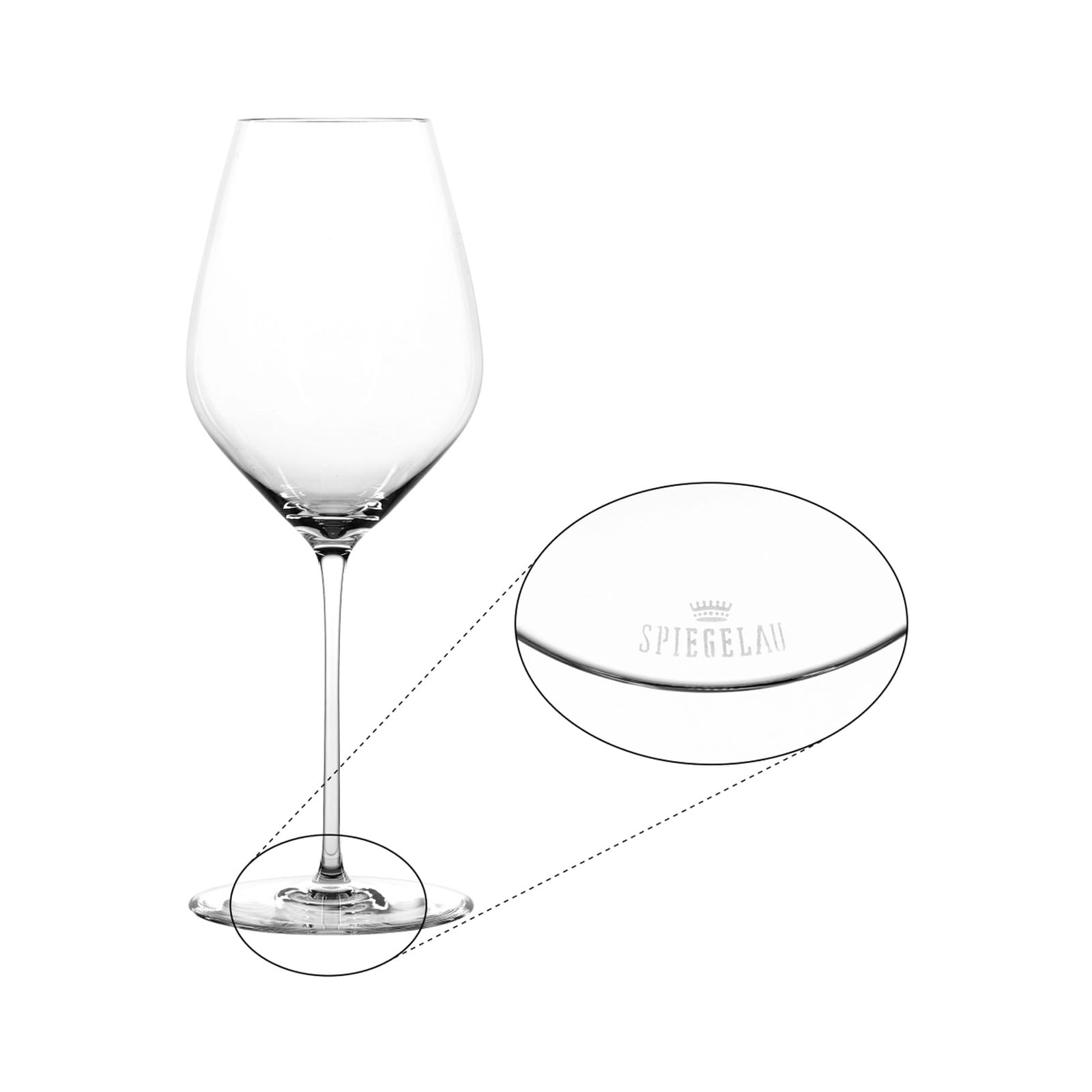 Spiegelau 6-teiliges Universalgläser-Set, Weingläser, Kristallglas, 510 ml, Hi-Lite