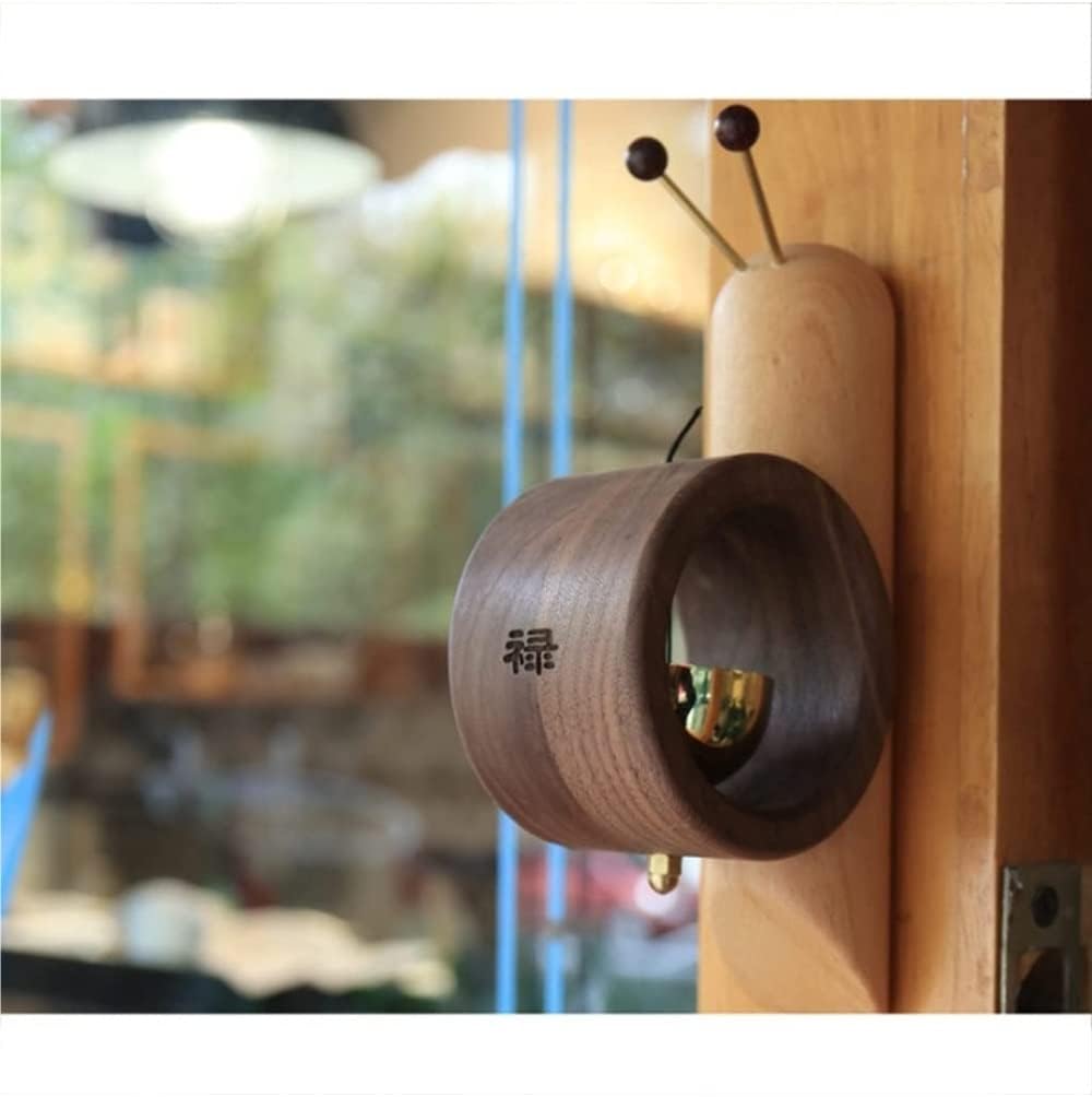 GeRRiT Wind Chime, Decor Windchimes Windchime Wind Chimes Snails Doorbell Japanese Style Wooden Brass Wind Chime Doornocker Hanging for Entry Wind Chime, Onecolor