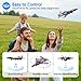 Sucpeii RC Plane, Foam Remote Control Airplane, Drone for Kids, RC Aircraft for Boys and Girls, Fighter Jet Helicopter with LED Lights, Altitude Hold, 360° Flip Stunt Rotation, Speed Adjust Flying Toy