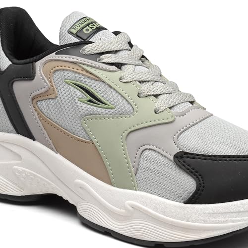 Image of ASIAN Aroma-02 Women's Chunky Sneakers | Lightweight Memory Foam Cushioning | Breathable Mesh Upper | Stylish Thick-Sole Casual Shoes