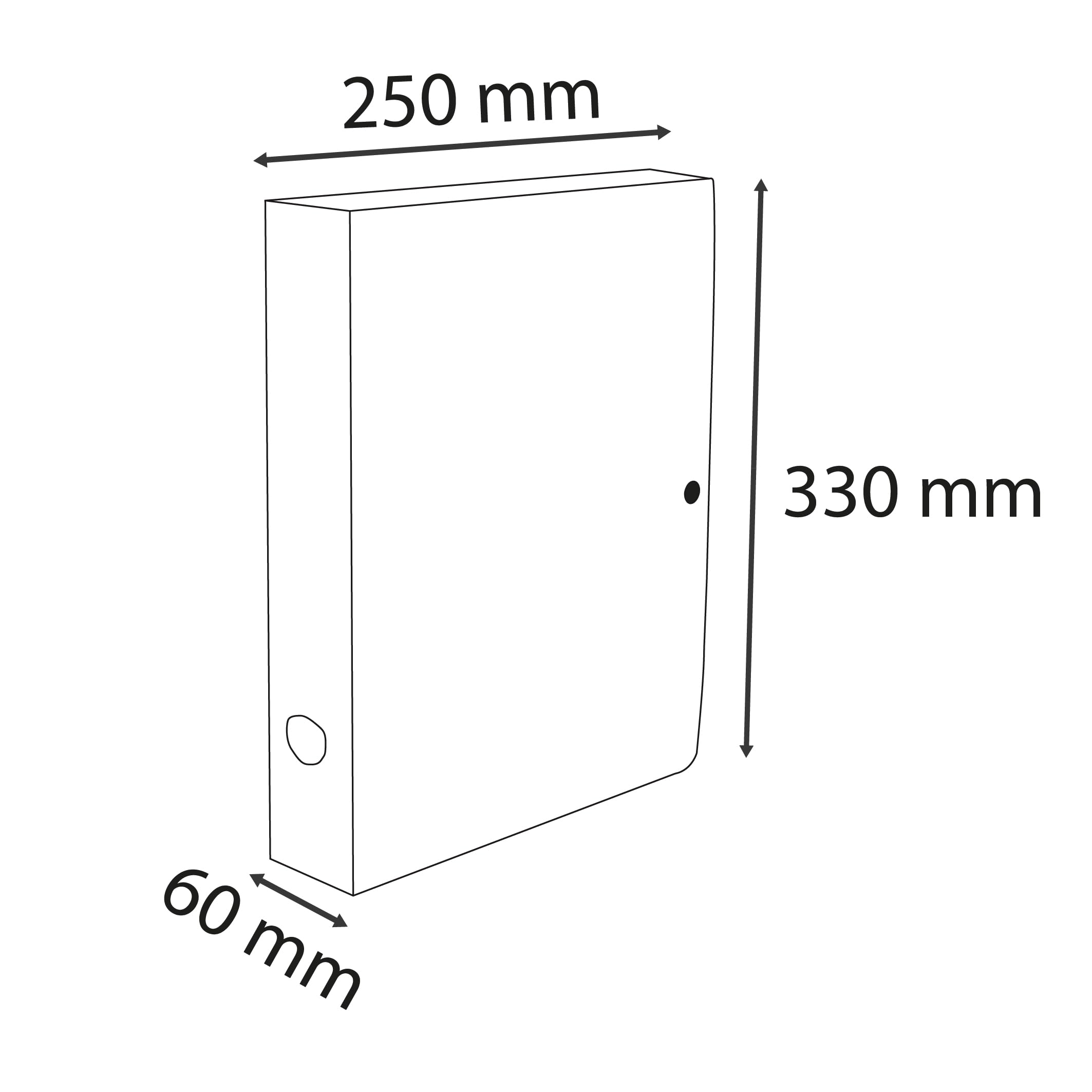 Exacompta 6 scatole archivio Titane PP riciclato dorso 8 cm assortite