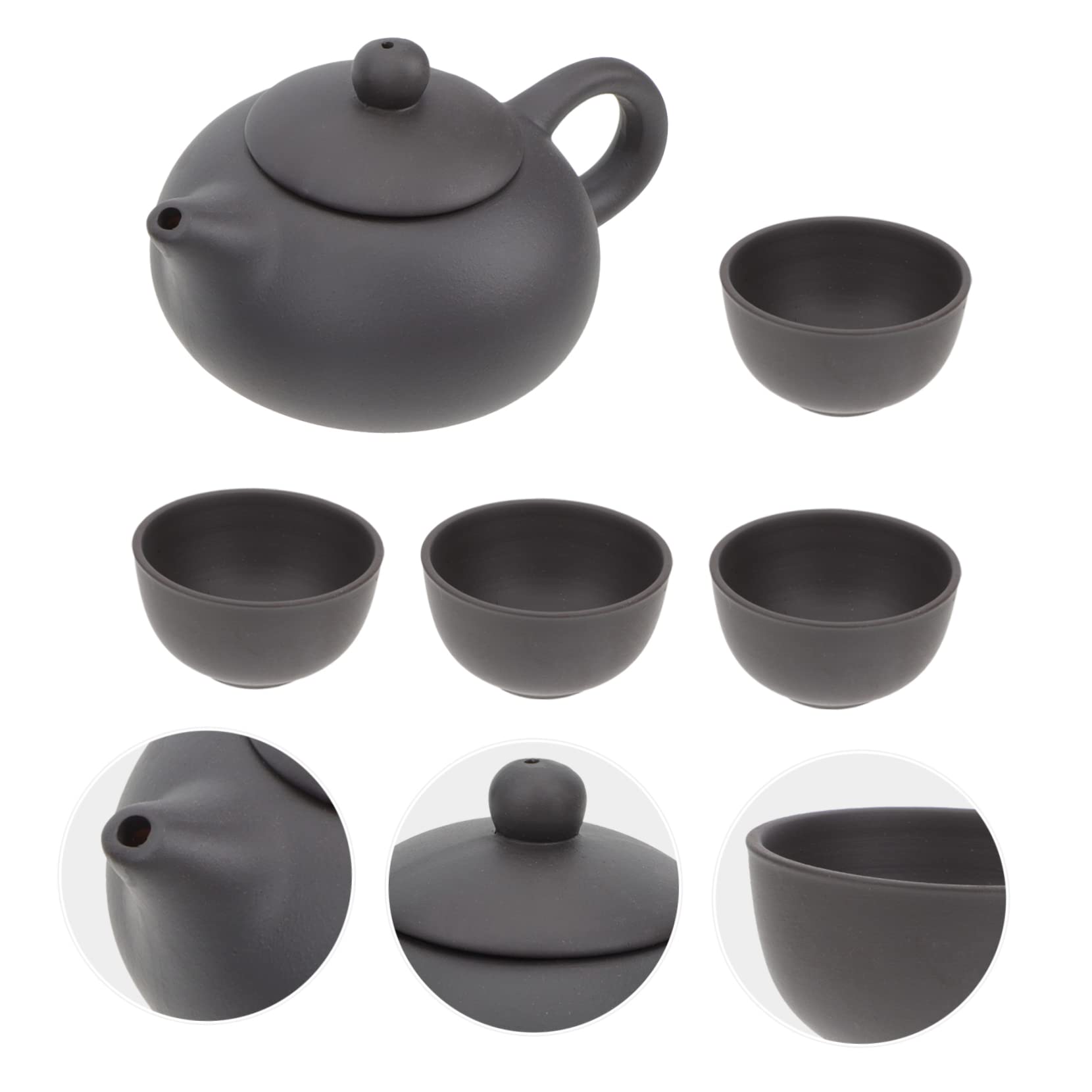 PRETYZOOM Gorgeous Teapot and Cup Set Chinese Style Tea Pot Filter for Loose Tea for