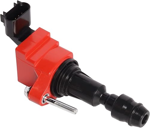 Miniatura 7 de ENA Juego de 4 bobinas de encendido rojas compatibles con Chevrolet GMC Pontiac Saturn Regal Verano Equinox Terrain LaCrosse Malibu HHR Cobalt G5 G6