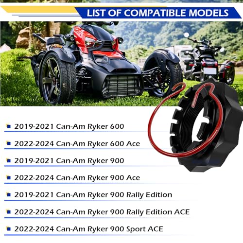 Image of Wheel Nut Removal Socket Tool & Can-Am Ryker Rally 600 900 ACE Wheel Nut /Safety Clip /Tapered Spacer Set 705402730 529036457