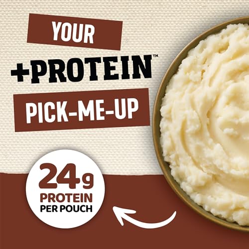 Image of Idahoan Loaded Baked +Protein Instant Mashed Potatoes | 4.6oz - Pack of 10