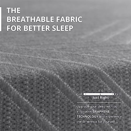 Egohome 12 Inch Queen Mattress, Copper Gel Cooling Memory Foam Mattress For Back Pain Relief,Therapeutic Double Matress Bed In A Box, Certipur-Us Certified, 60”X80”X12”, Black #TOP3