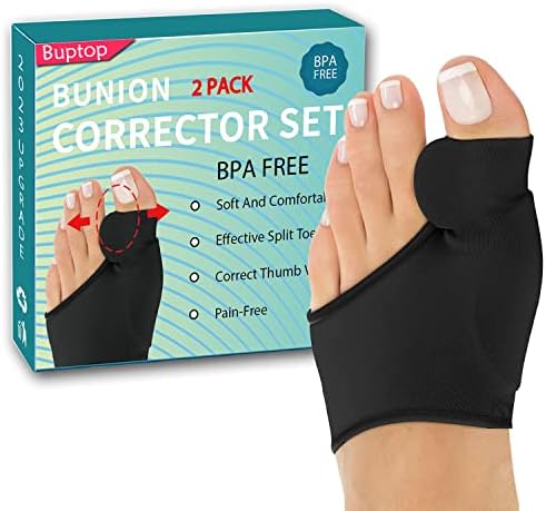 Bunion Corrector for Women and Men,2 Pcs Orthopedic Bunion Splint,Bunion Toe Separators,Big Toe Straightener Pain Relief Bunion Corrector Day Night Support Hallux Valgus