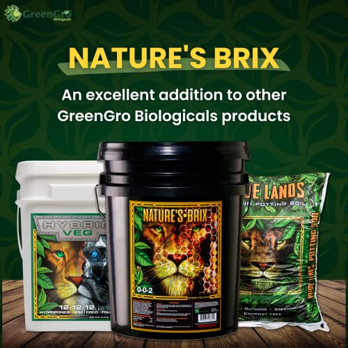 GreenGro Nature’s Brix 0-0-2, alimento microbiano granulado para plantas miniatura 6