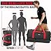 Fanwoli Collapsible & Expandable 100L-120L Large Rolling Duffle Bag - 30'' Waterproof Wheeled Luggage with No-Sag Heavyload Design, Lock & Soft Handle for Travel, Camping, Dorm, Moving