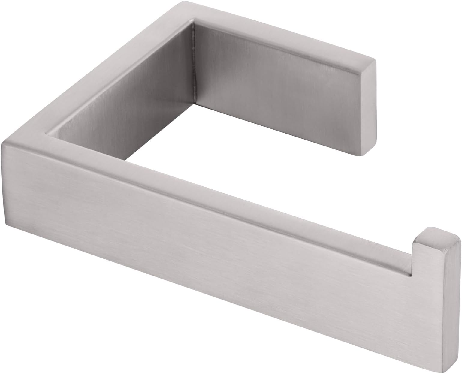 Amazon.com: BATHLAVISH Brushed Nickel Toilet Paper Holder, Silver ...