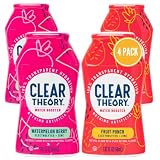 Clear Theory Water Flavoring Drops with Electrolytes, Water Enhancer Liquid Flavored Water Drink Mix