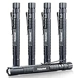 enjoydeal 5PCS LED Pen Light Flashlight Ultra Slim XPE-R3 1000LM Penlight Waterproof Pocket Flashlig