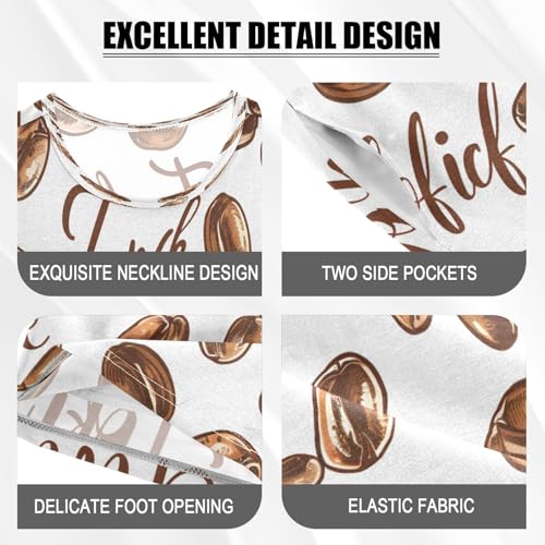 senya Short Sleeve Pajamas Sets Summer Cotton Sleepwear Coffee Bean4