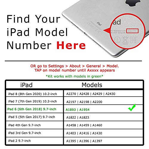 image for Repair Parts Plus for iPad 6 (6th Gen) Screen Replacement LCD Display 