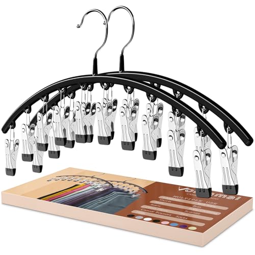 Volnamal Legging Organizer for Closet, 2 Pack Metal Yoga Pants