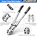 OTLOOMTBT 14 In Industrial Bolt Cutter - Chromium Molybdenum Steel, Lightweight & Portable, Heavy Duty for Locks/Chains/Fences - Ergonomic Design, Long Lifespan for Construction Workers, Locksmiths
