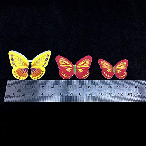 STOBOK 380 Pezzi Commestibili Farfalla Cupcake