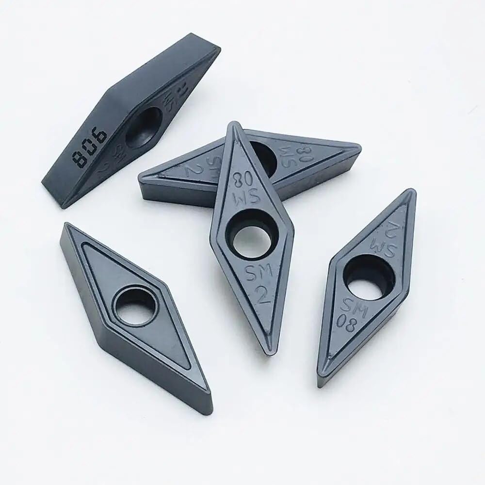Tool Part for 10 Pieces of VCMT160408 SM IC908 Blade Cutting Tool VCMT 160408 for Stainless Steel Parts (Insert Width(mm): 10PCS(1box))