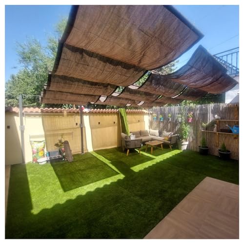 Toldo de vela retráctil exterior impermeable resistente UV para solárium 2