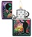 Zippo Alien Galaxy Design Iridescent Pocket Lighter