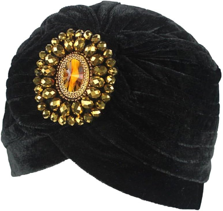 DECOU Twist Pleated Hair Wrap Stretch Turban 0545