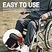 YIBEICO 2PCS Wheelchair Thigh Leg Strap, Wheelchair Strap Seat Belt Leg Support Strap for Elderly Dementia Paralysis Parkinson's (2)
