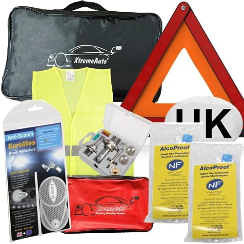 Xtremeauto European Driving Kit 2023 European Car Travel Kit For