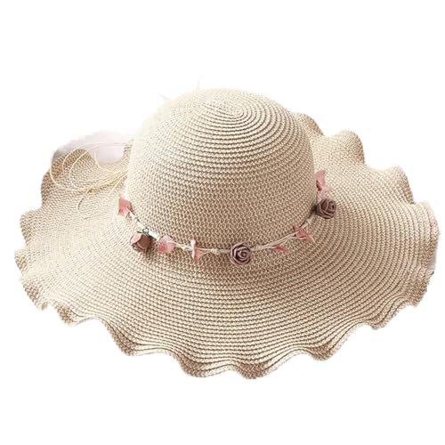 Chapeau de paille à large bord pour la plage et le soleil détendu d'été