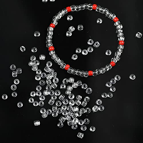 Bala&Fillic Transparent Color 4mm Seed Beads About 1200pcs/100Grams in Bag - Image 3