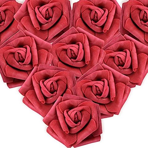 MEJOSER Roses Artificielles 50PCS Cover