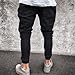 Maiyifu-GJ Jeans for Men Skinny Leg Elastische Fashion Slim Fit Denim Pants Stretch Casual Streetwear Jean Trousers (Black,X-Large)
