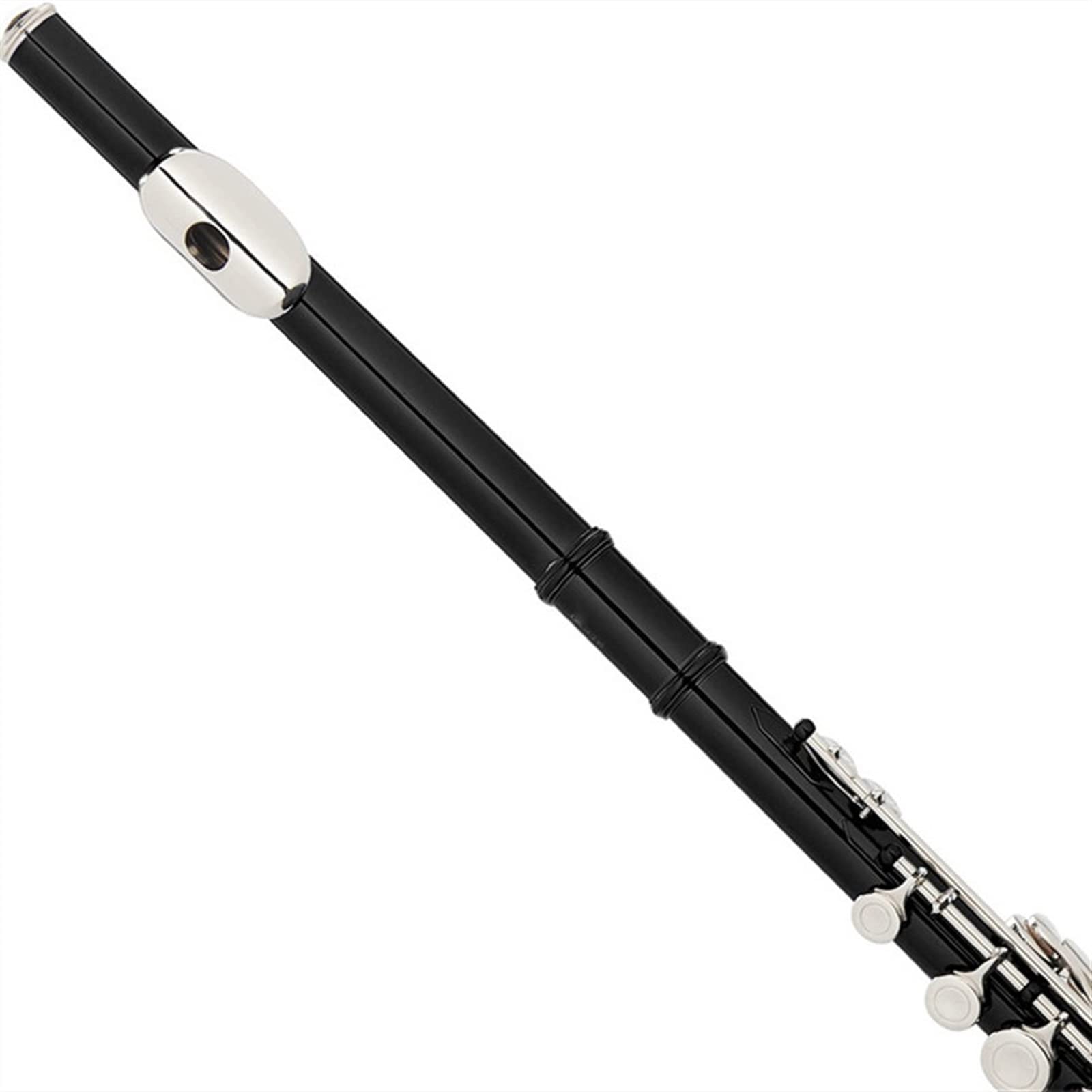 Professioneller Student 16-Loch Plus E-Klappe Geschlossenes Loch Flöteninstrument Versilberte Klappe Flötenbox Querflöte Anfänger