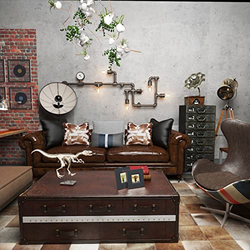 JSEVEM 80CM×4M Extra Wide Thick Light Grey Concrete Wallpaper Peel and Stick Waterproof Gray Concrete Contact Paper Vinyl Matte Textured Cement Wall Sticker Decor for Bedroom Bathroom Living Room - Image 3