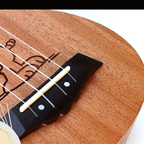 ukulélé Voyage Cartoon 21 Pouces Ukulele Sapele Small Guitare Hawaiian Strap Strap Tuner Nylon (Color : Moon) - Les Beatles, Paul McCartney, John Lennon, RIngo Starr, George Harrison ukulélé Voyage Cartoon 21 Pouces Ukulele Sapele Small Guitare Hawaiian Strap Strap Tuner Nylon (Color : Moon) – Image 5