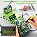 Soldering Station, 100W Digital Display Soldering Iron Station Kit with 2 Helping Hands, 356°F - 896°F, Auto Sleep, °C/°F Conversion, Solder Wire, Tips, Stand, Pump, Tweezers, Tip Cleaner, Green
