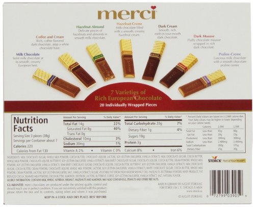 Merci European Chocolates, Assortment, 8.8-Ounce Boxes (Pack of 2) - Thumbnail 2