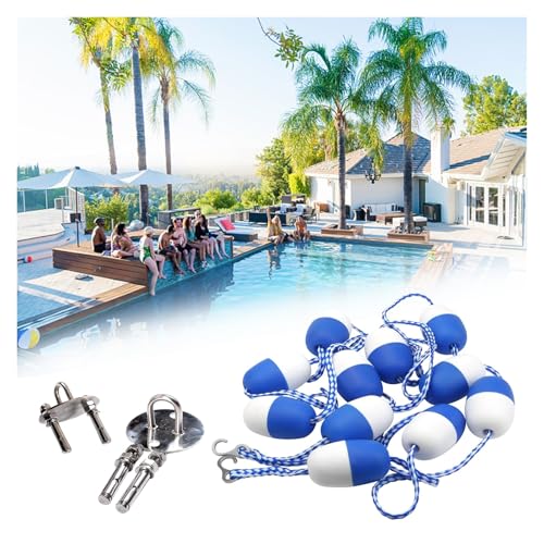 Corde de séparation de couloirs de piscine professionnelle robuste