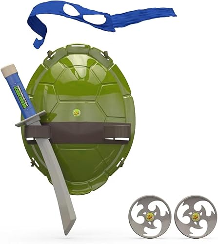 Kejycc Disfraz de superhéroe de concha de tortuga para cosplay, juego de juguetes de armas ninja, disfraz de Halloween, fiesta de cumpleaños para