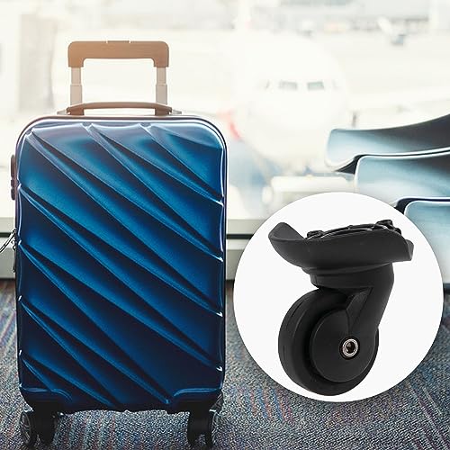 4Pcs Universal Swivel Wheel Left Suitcase Wheel (4L) 115W Series W293 Wheel Replacement Black3