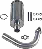 Motorized Bike Jtfrkope New Upgradation Exhaust Muffler Pipe And