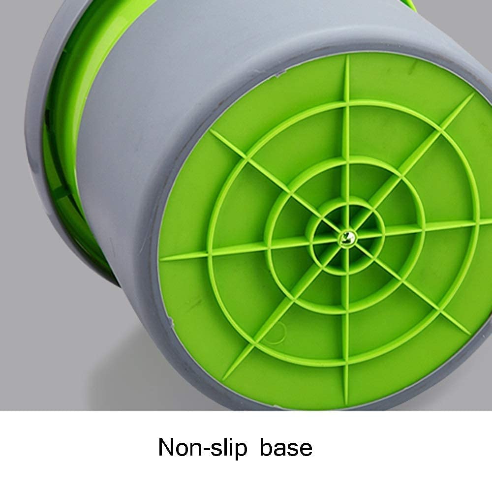 Kit Cubo fregona Giratorio Acero Inoxidable 360 ​​Sistema Limpieza Pisos 4 recambios Cabezal Repuesto Microfibra el Sistema Limpieza Pisos Cubo Limpieza del hogar