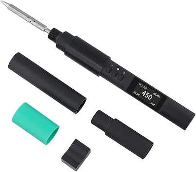 Compact TS101PTS200 Intelligent Soldering Iron Pen with 0 96 inch Screen for T12 and For PINE64 Soldering Needs